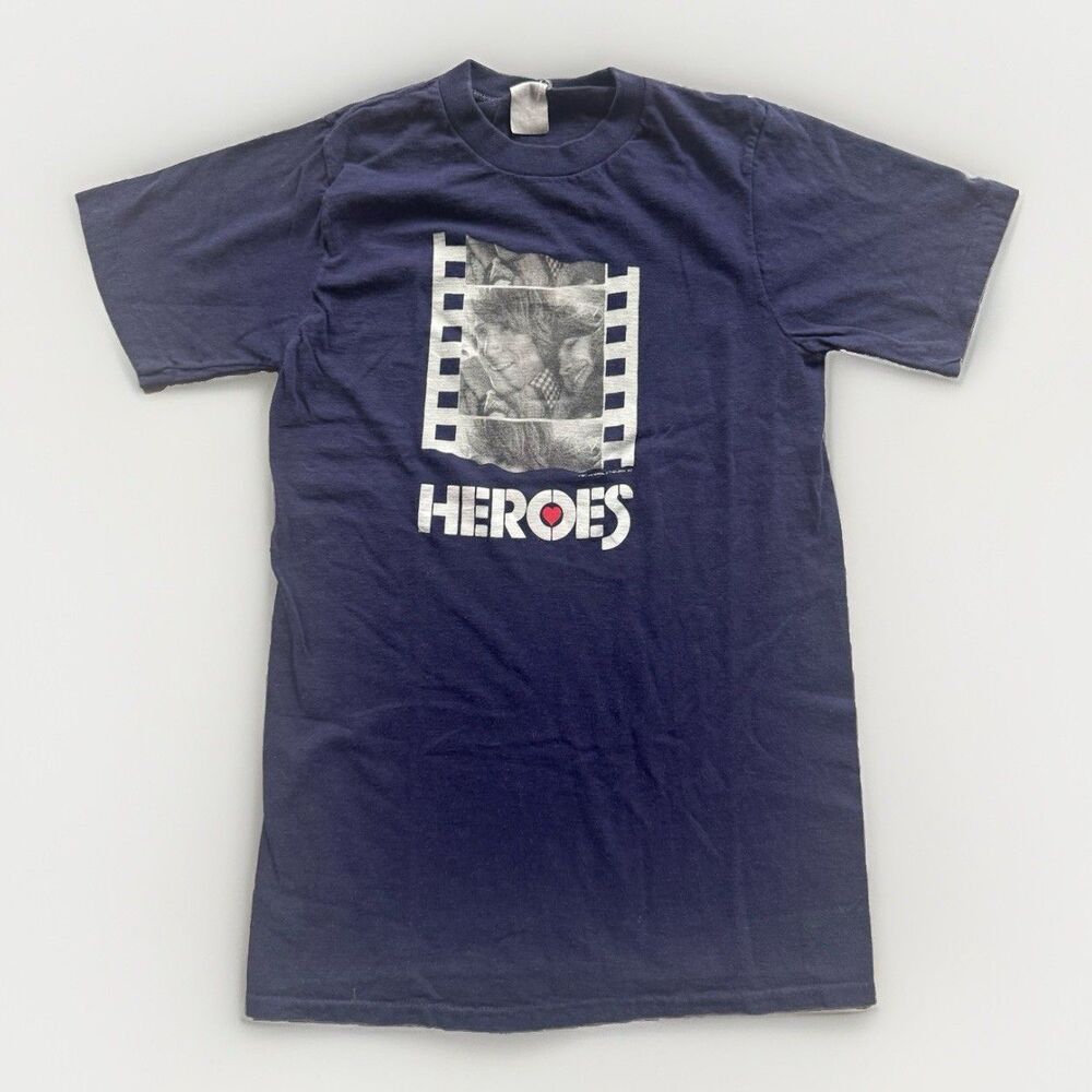 Vintage Single Stitch 1977 Heroes Movie T Shirt XS